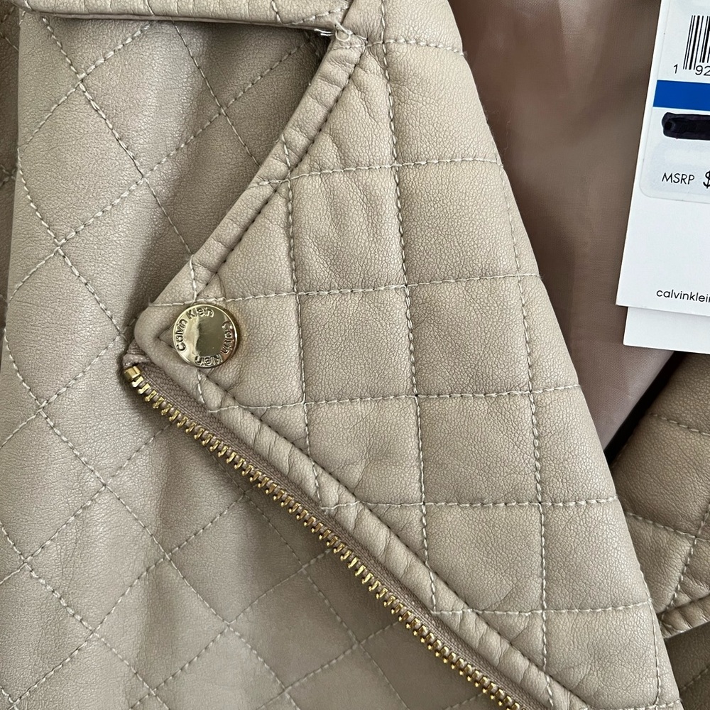 Calvin Klein Jacket with Gold Zipper Detail - Picture 5 of 7